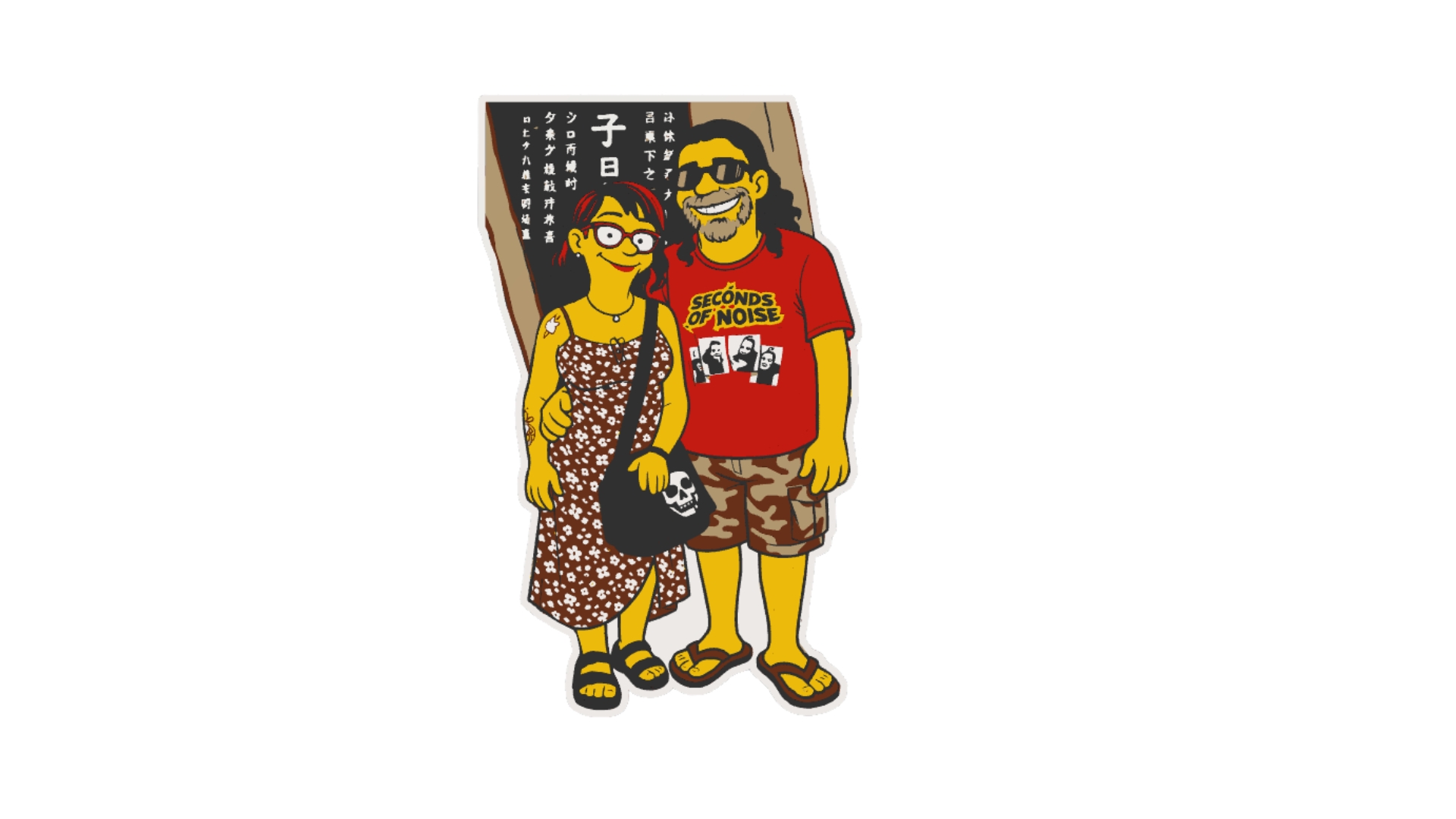 Retrato com base - Simpsons